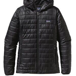 Patagonia Women's Nano Puff Hoody, Black, Medium